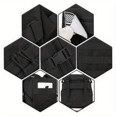 45L Large Capacity MOLLE Backpack Set for Outdoor Hiking - 3 Pack