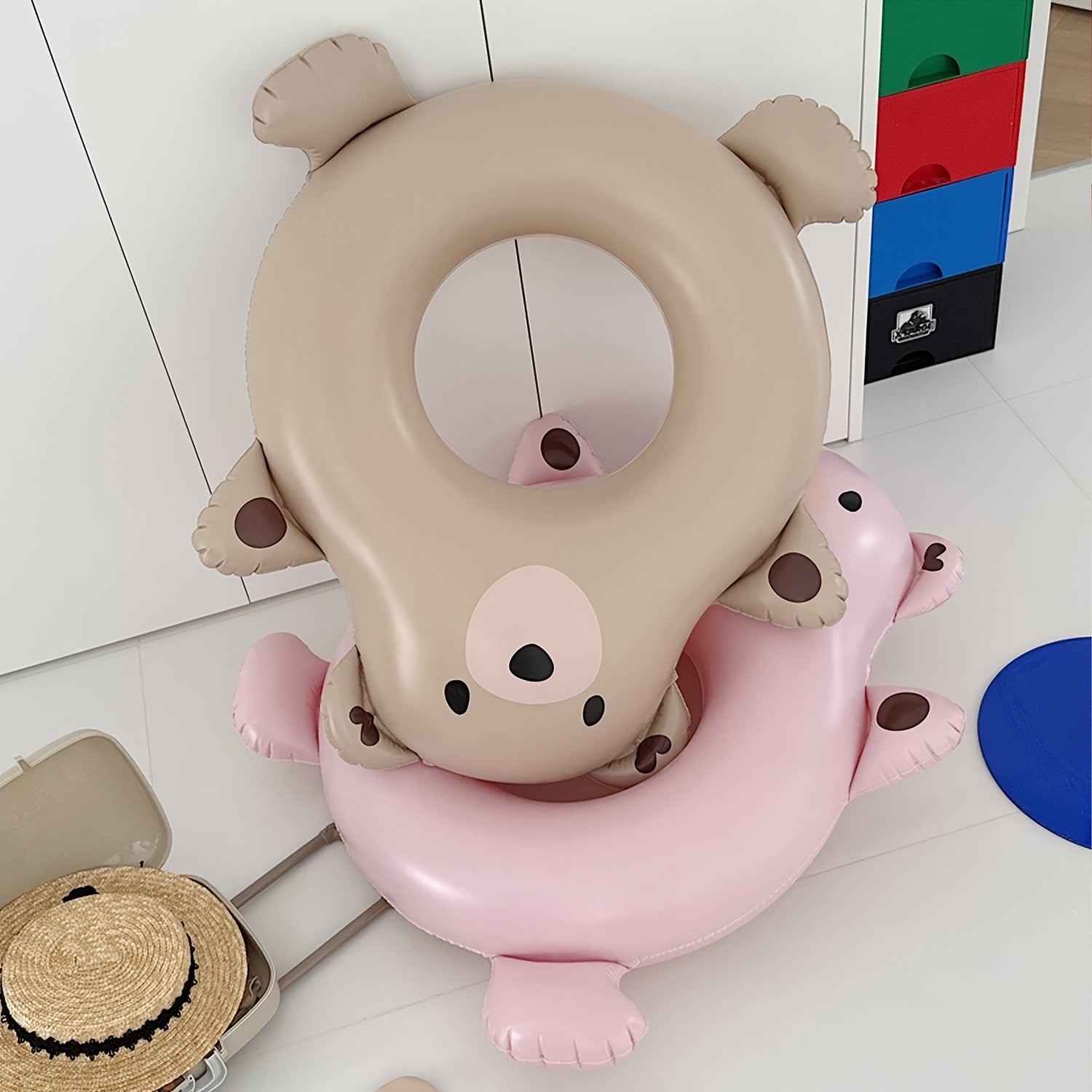 Adorable Bear Float Inflatable Mat for Beach & Pool Parties