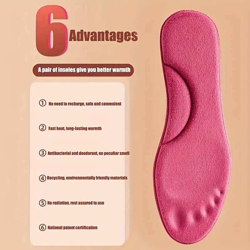 Memory Foam Arch Support Self-heating Insoles