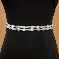 Rhinestones Waist Chain Dress Up Decorative Accessories Waistbands