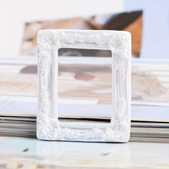 5pcs Mini Retro European Style Photo Frame Wall Decor Resin Golden and Silver