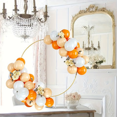30 Orange Latex Balloon For Party Decoration