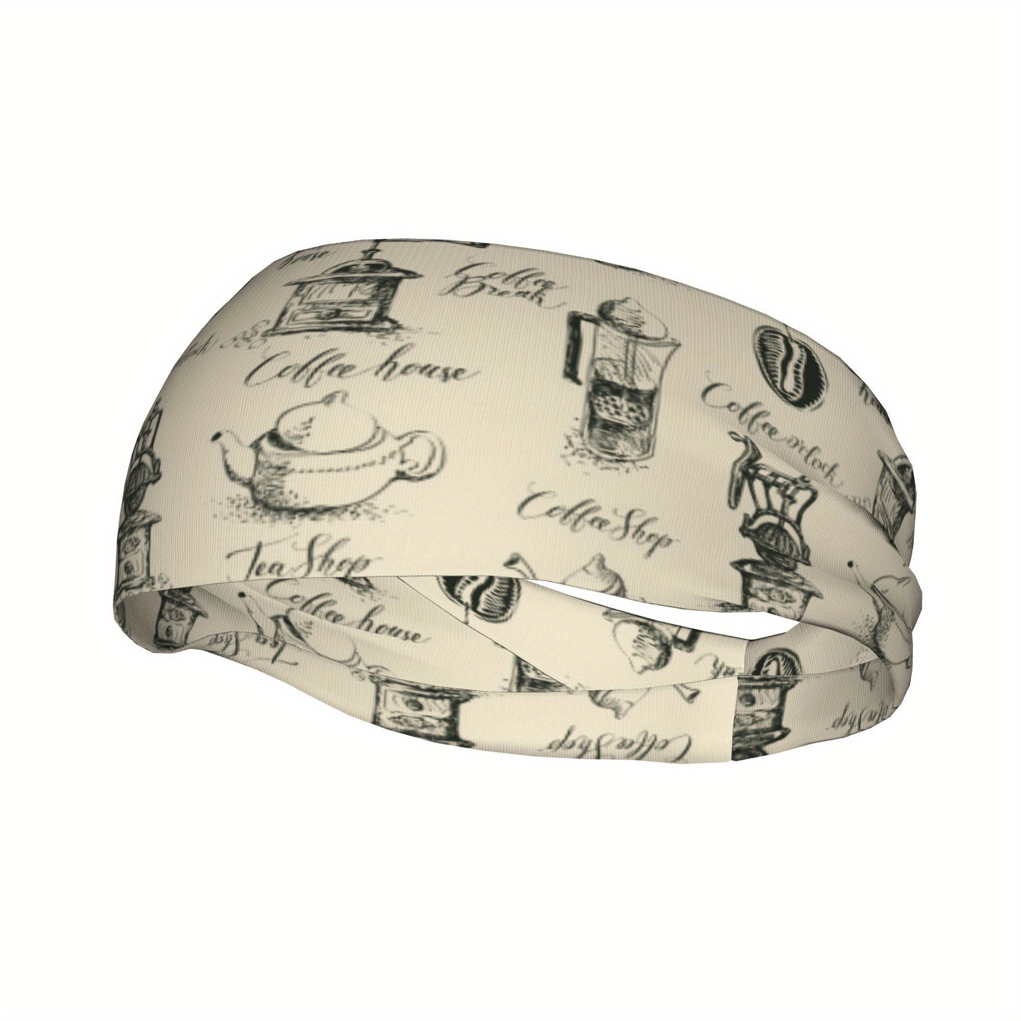 Vintage Breathable Headband for Sport & Casual Outfits