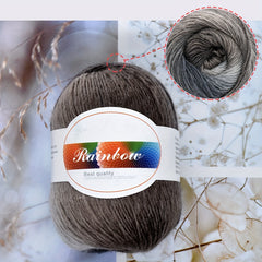 Rainbow Soft Yarn 70% Australian Wool 30% Nylon Gradient Yarn