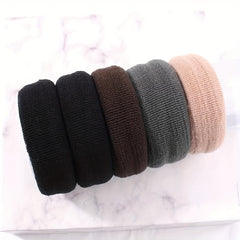 5pcs Colorful Hair Ties Hair Bands Set For Girls