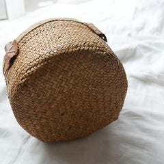 1pc Handwoven Rattan Flower Basket for Ceremony