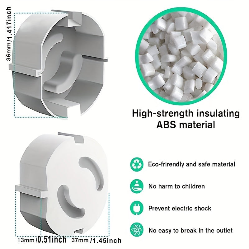 20pcs Child Safety Sockets Twist Mechanism Socket Protection Plug