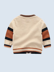 Boys Cable Knit Cardigan for Fall Winter