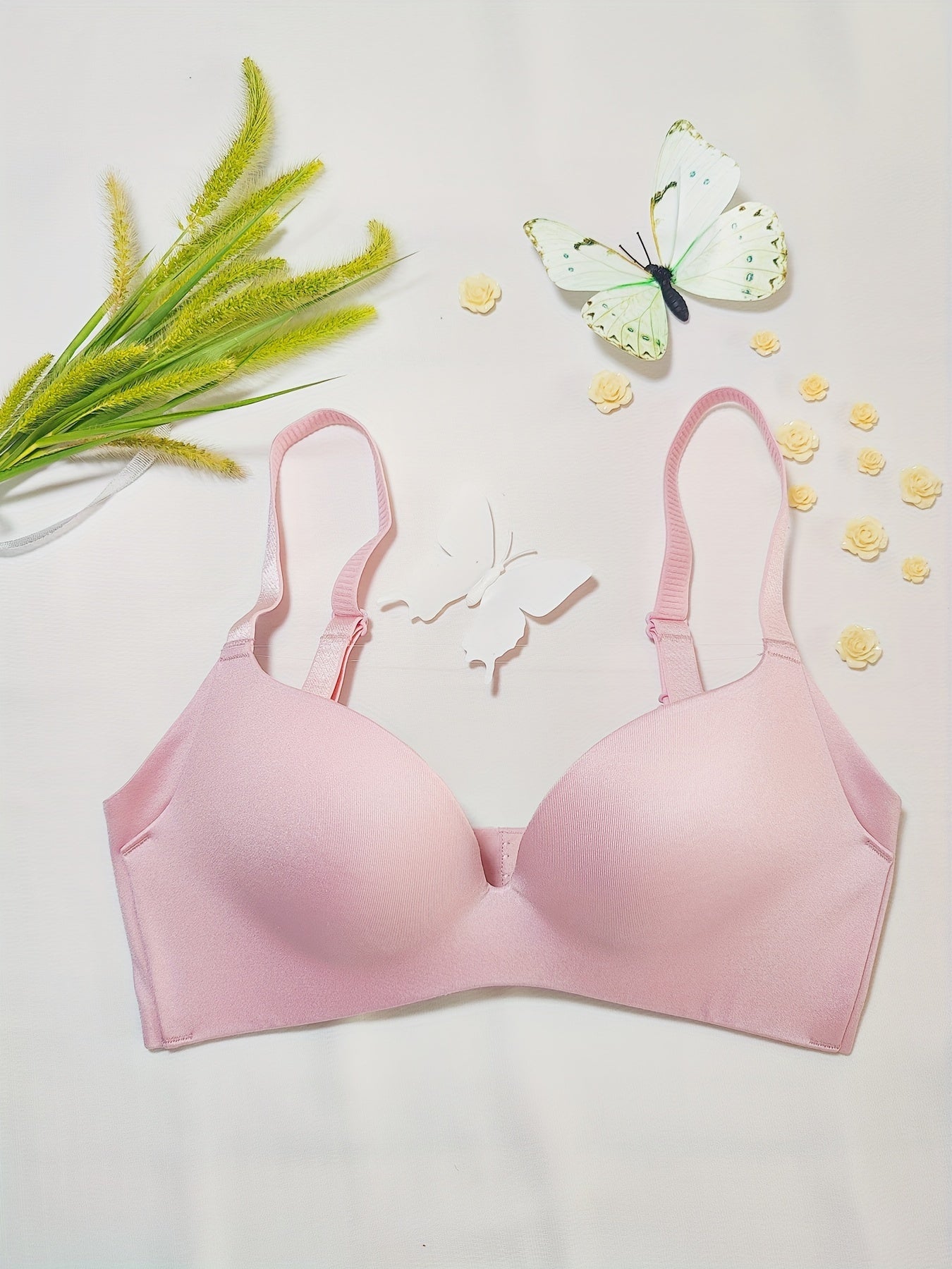 Solid Push Up Bra Anti-sagging Lingerie Women's Underwear