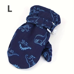 Kids Winter Skiing Gloves Coldproof Thickened Autumn Gloves