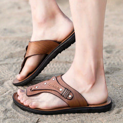 Men's Thong Sandals Casual Non Slip Flip flops Shoes For Indoor Outdoor