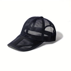 Mesh Hat Hollow Brim Baseball Cap Sun Hat Men's Peaked Cap