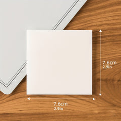 Waterproof Self Adhesive Sticky Note Pads 50pcs Translucent Sticky Note Paper