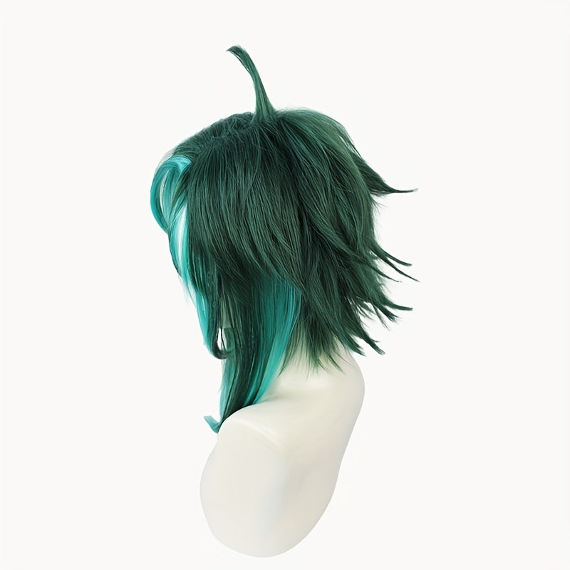 ACG Cyan Green Gradient Wig Headgear