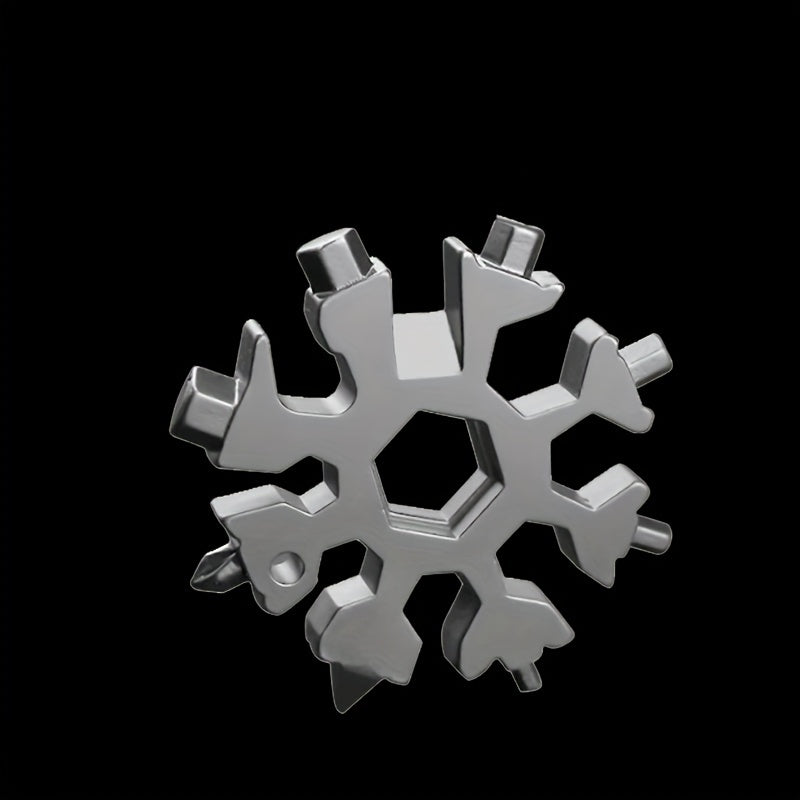 18-in-1 Stainless Steel Snowflake Wrench for Outdoor