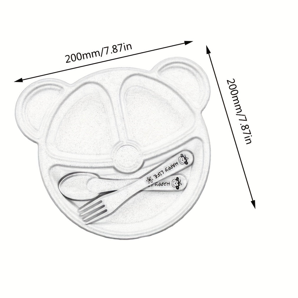 Fun & Colorful Kids Plate Set for Enjoyable Mealtime