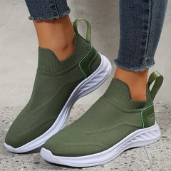 Women's Slip-on Walking Shoes Lightweight Sneakers