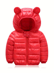 Toddler Kids Down Puffer Jackets With Hood Lightweight Warm Winter Coat