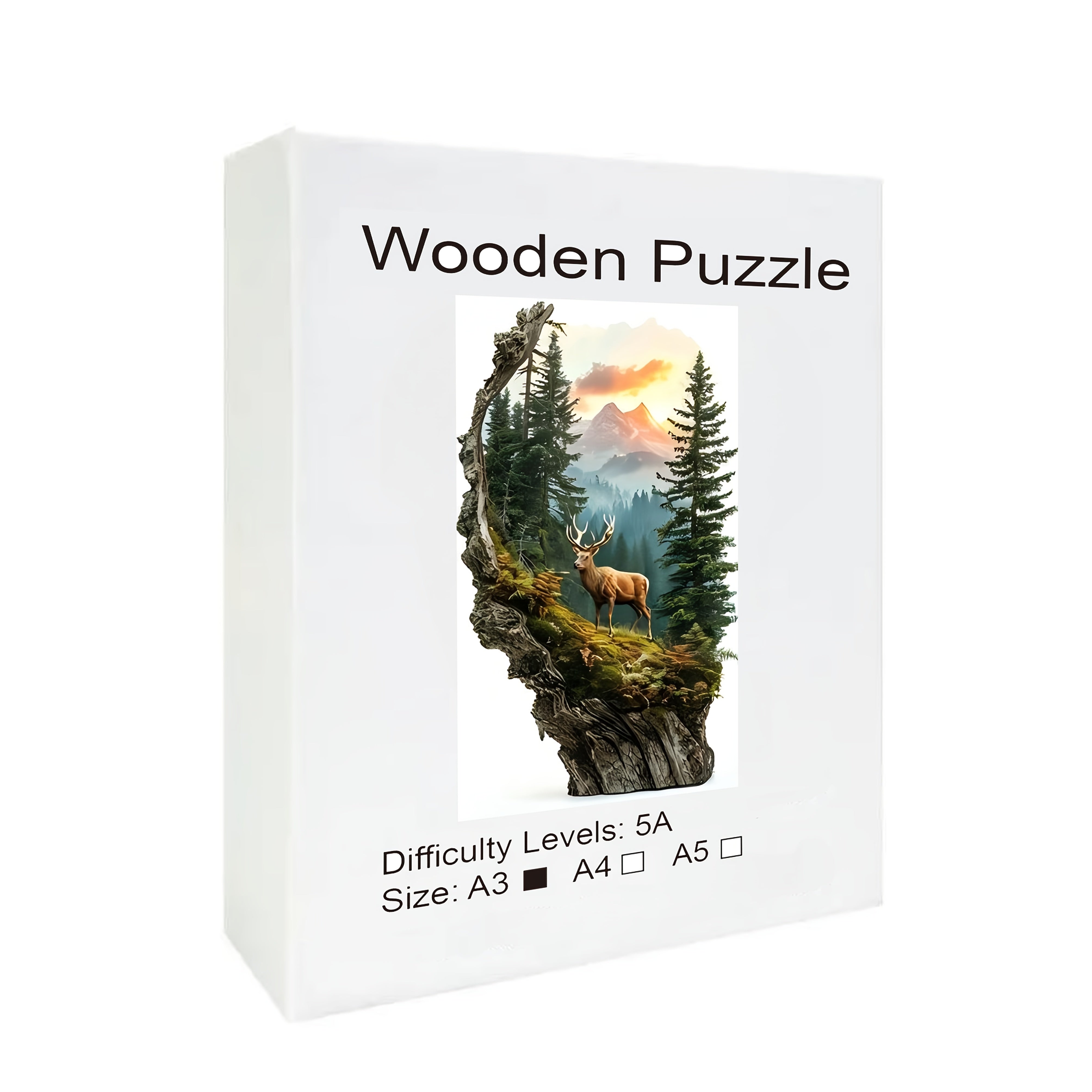 Forest Deer Puzzle 1000 Pieces Expert Level Wooden Jigsaw