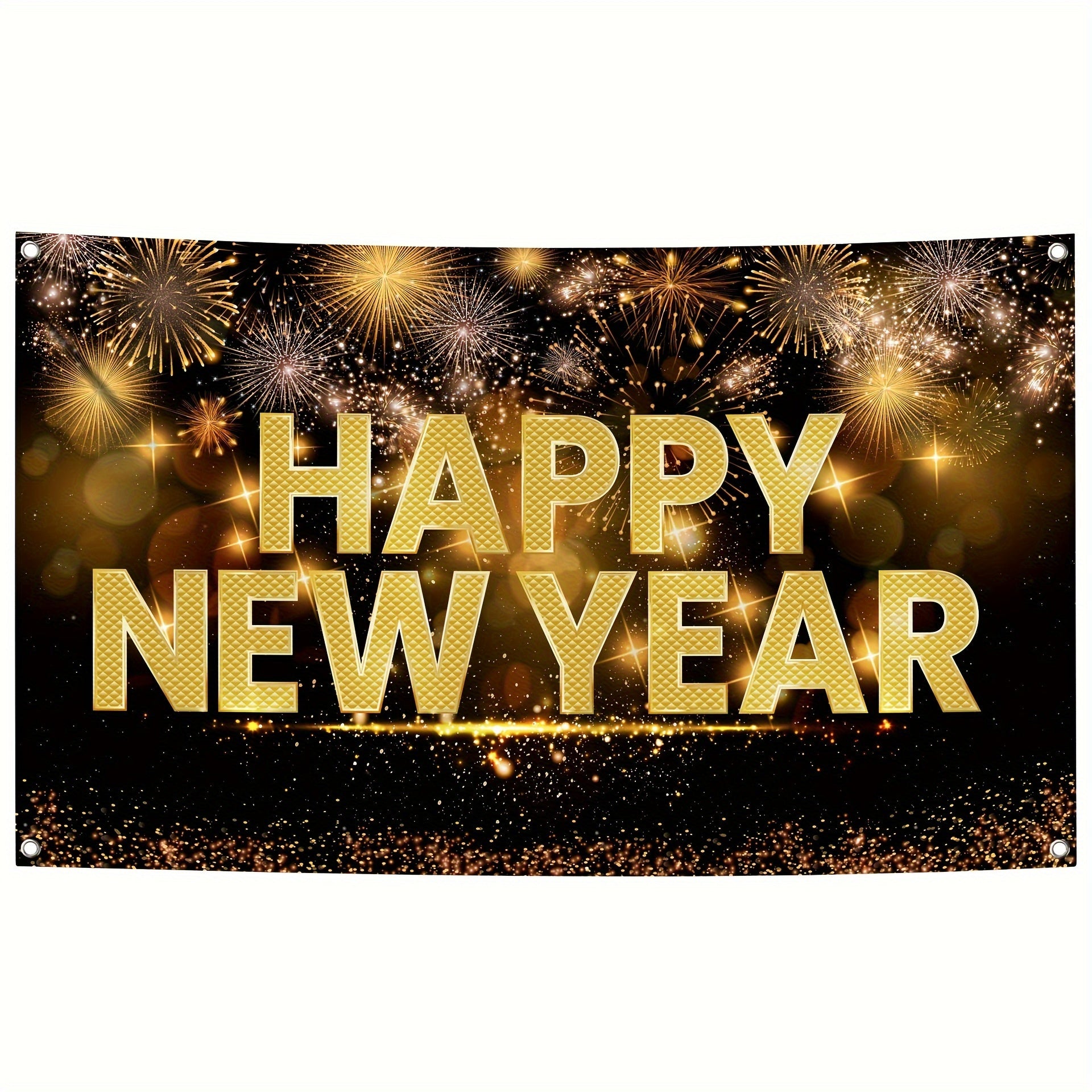 1pc Happy New Year Banner Large Party Wall Hanging Decoration