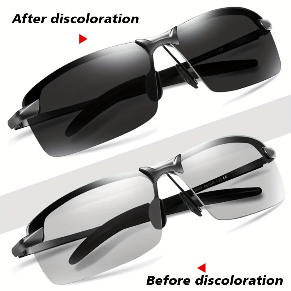 Men's Polarized Sunglasses Night Vision Dual use Sunglasses