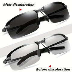 Men's Polarized Sunglasses Night Vision Dual use Sunglasses