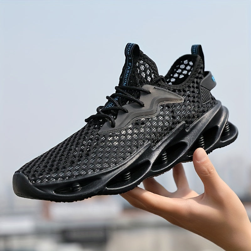 Men's Lace Up Mesh Sneakers Outdoor Walking Shoes