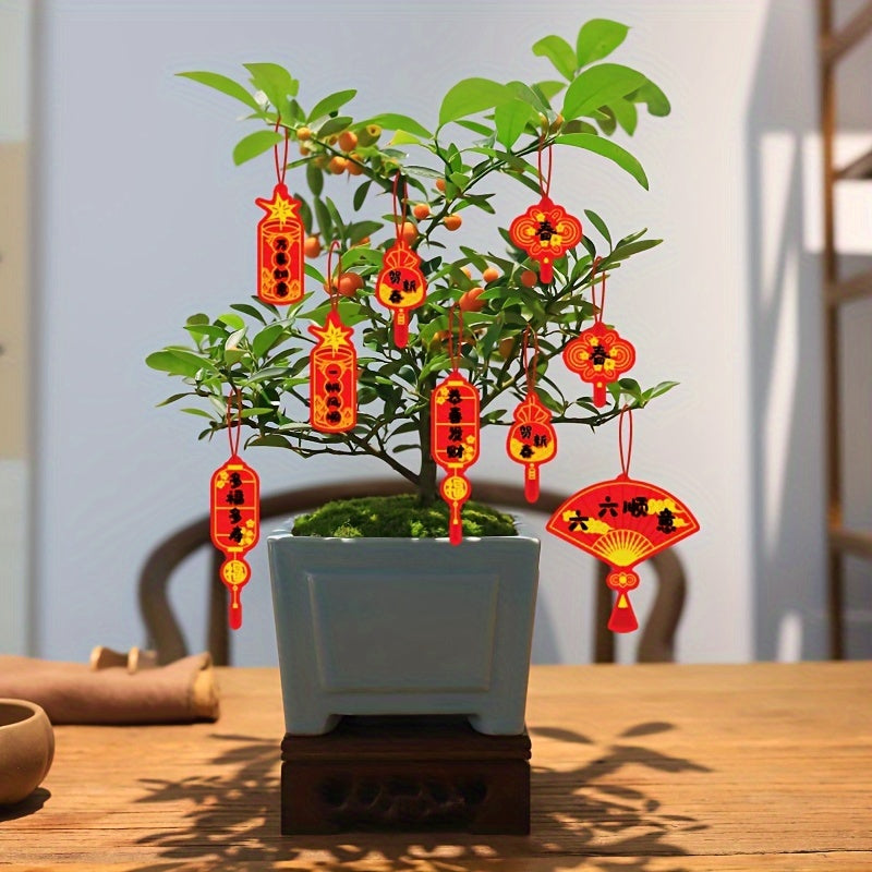 Chinese Year Hanging Decoration DIY Small Greeting Card