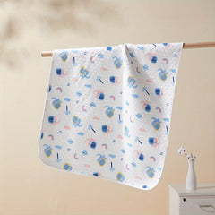 Baby Washable Diaper Printed Mattress Breathable Cotton Surface Diaper Pad