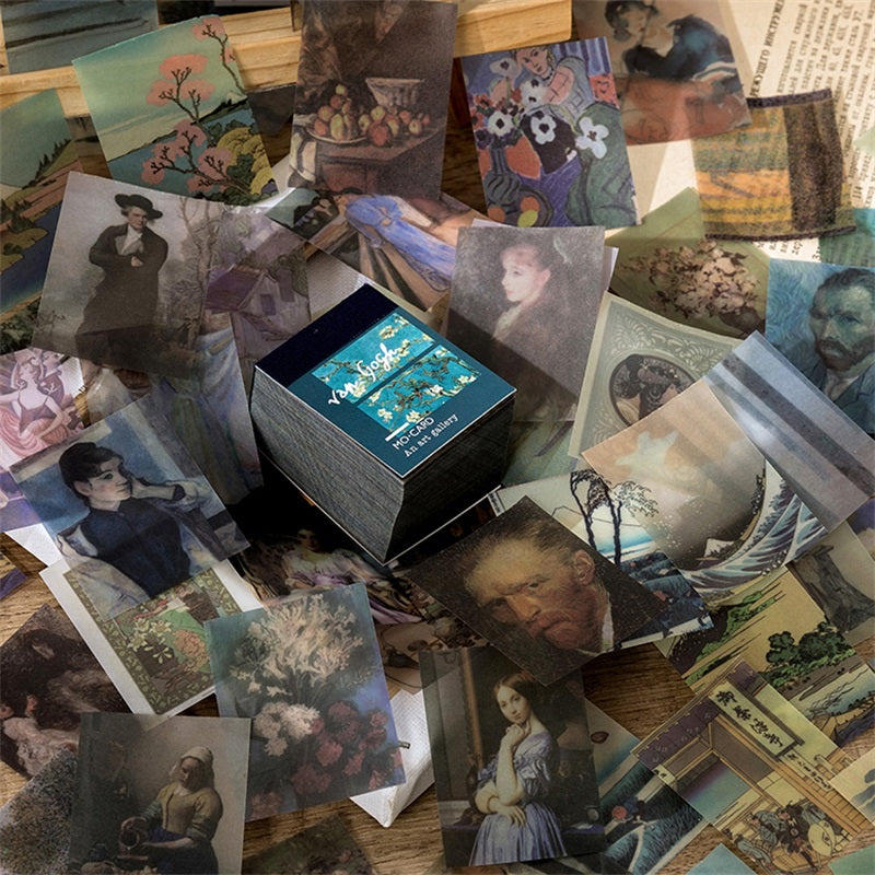 366pcs Sulfate Paper 2In 1 6In Retro Note Art Painting Decoration
