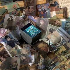 366pcs Sulfate Paper 2In 1 6In Retro Note Art Painting Decoration