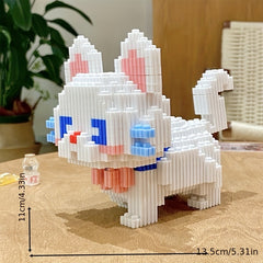 1020pcs Cat Building Blocks DIY Puzzle Challenging Assembly Display Decoration