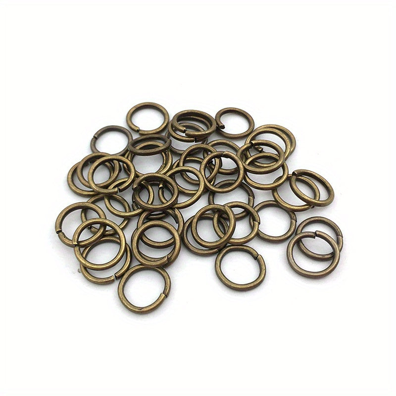 100pcs O Shaped Ring Single Iron Ring C Ring 4-12mm DIY Jewelry Accessories