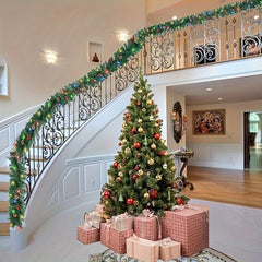 Christmas Encrypted PVC Green Vine For Window Decoration