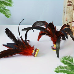 Chicken Feather Shuttlecock for Fitness and Entertainment