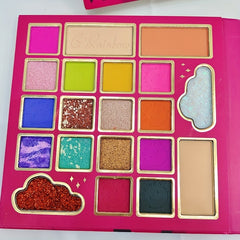 29-Color High Gloss & Matte Eyeshadow Palette with Blush Powder Set