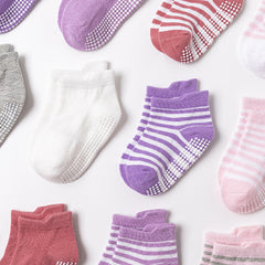 12pcs Kids Anti Skid Socks: Safe and Comfy Feet