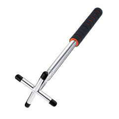 3pcs Billiards Pool Bridge Stick w/ 3 Replaceable Heads High Low Cross