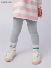 MARC&JANIE Girls Knit Leggings Soft Breathable Kids Clothes