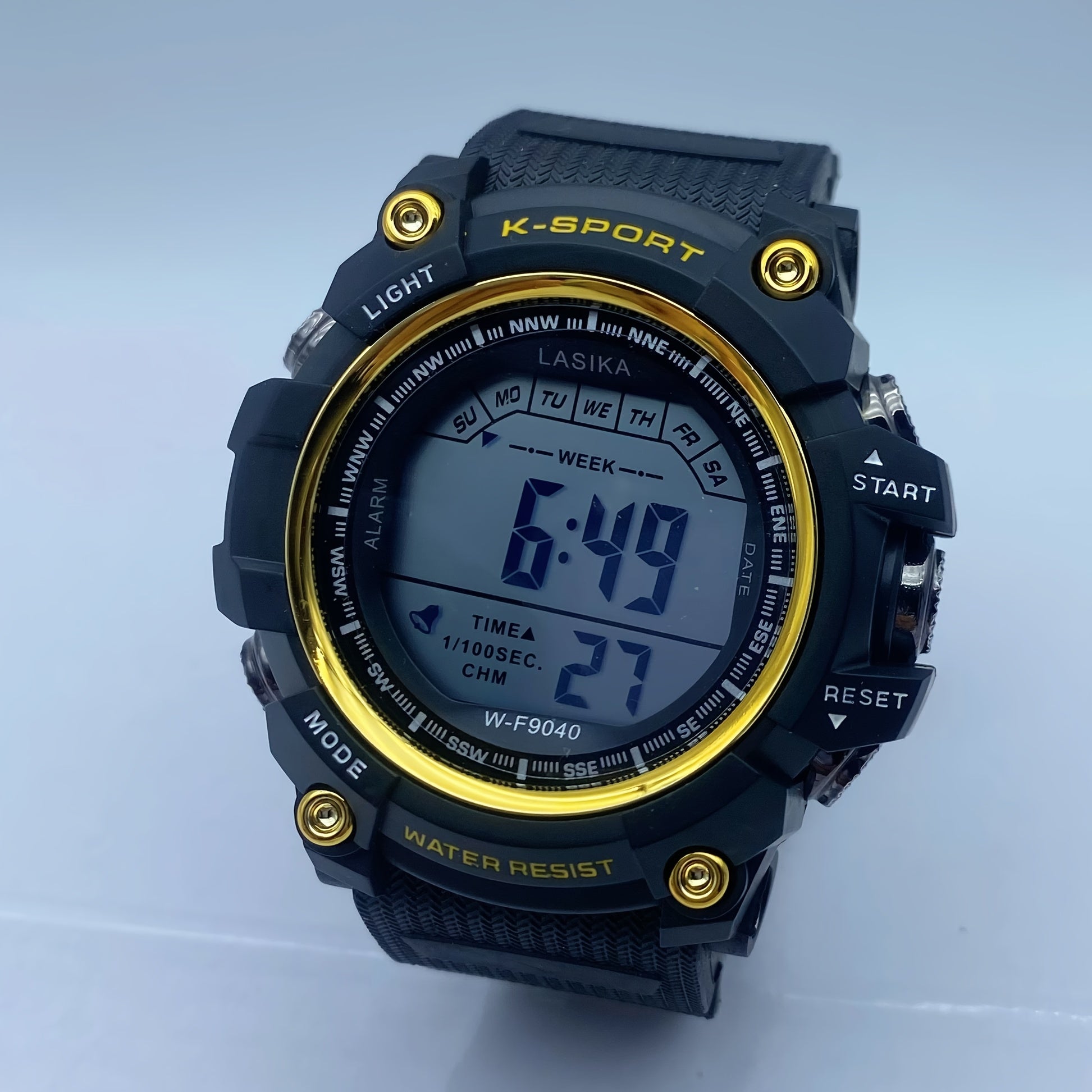 Boys Waterproof Timer Watch Alarm Clock Luminous Display Sports Student Watches