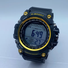 Boys Waterproof Timer Watch Alarm Clock Luminous Display Sports Student Watches