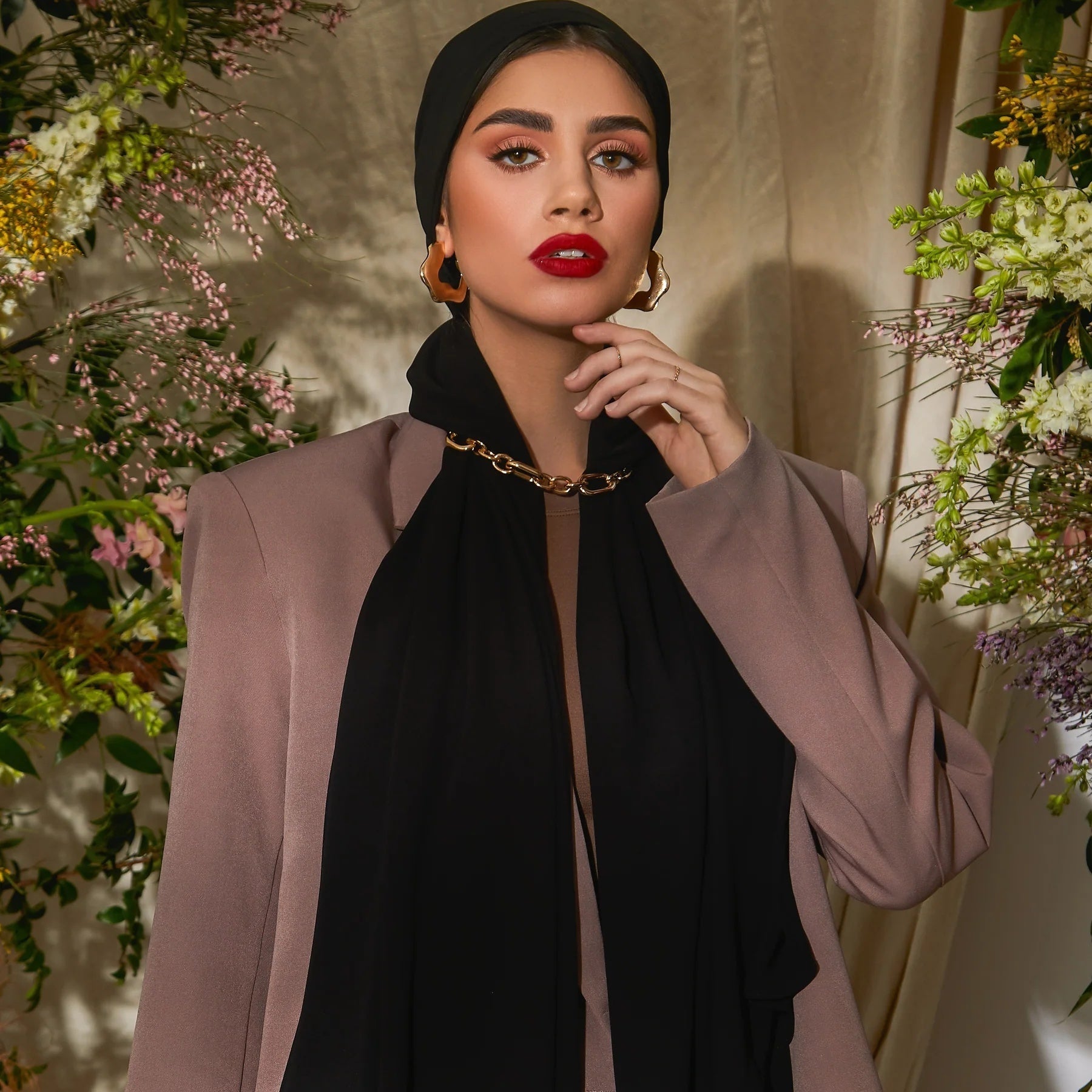 Chiffon Lightweight Turban Bandana Long Sunscreen Wrap