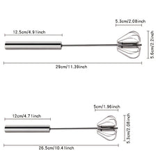 Stainless Steel Handheld Egg Beater Manual Kitchen Tool