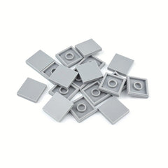 80pcs 2x2 Flat Brick Building Blocks - Compatible with MOC 3068
