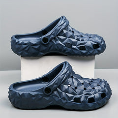 Men's Platform Clogs Hollow Out Non Slip Garden Shoes