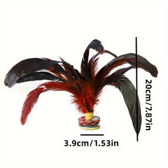 Chicken Feather Shuttlecock for Fitness and Entertainment