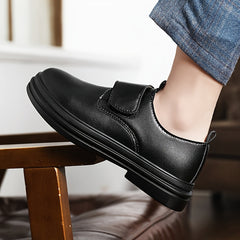 Boys Low Top Oxford Shoes Soft Bottom Non Slip Dress Shoes