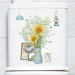Home Decor Toilet Sticker Waterproof Removable PVC Sticker