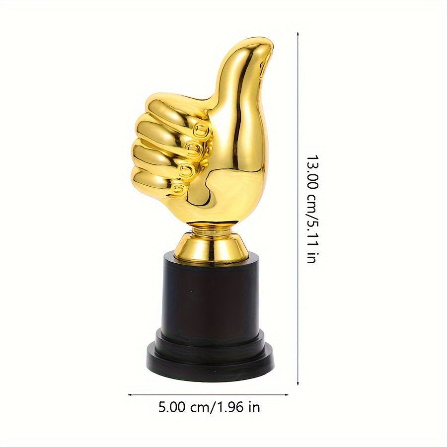 Golden Thumb Trophy Plastic Award Trophies For Sports