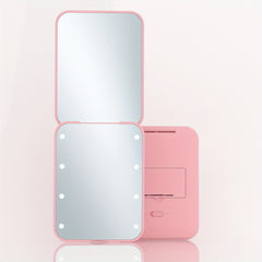 LED Compact Travel Makeup Mirror 1X 3X Magnification